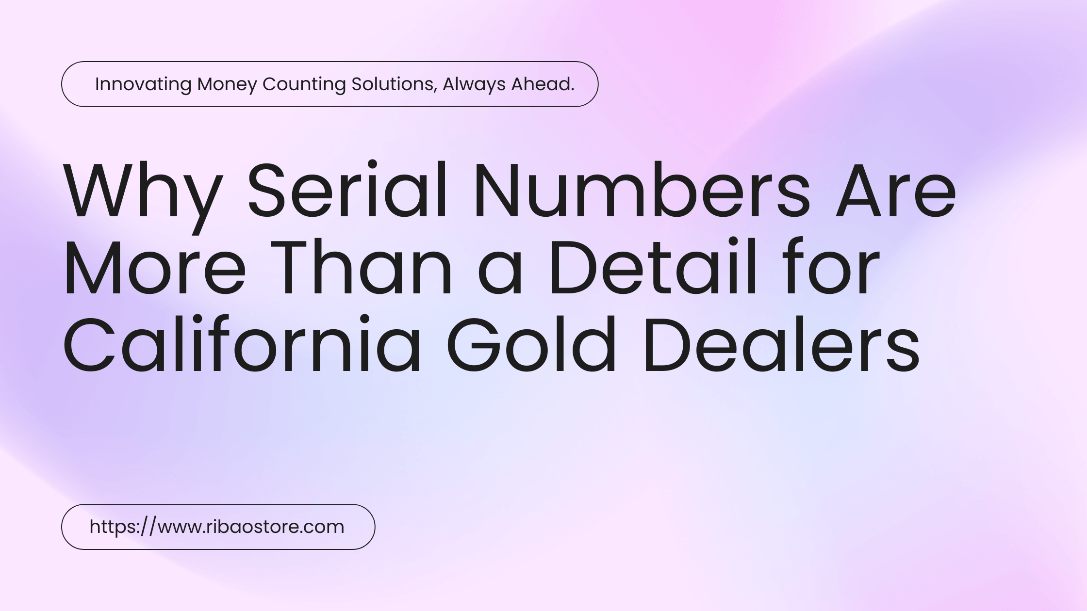 Why Serial Numbers Are More Than a Detail for California Gold Dealers