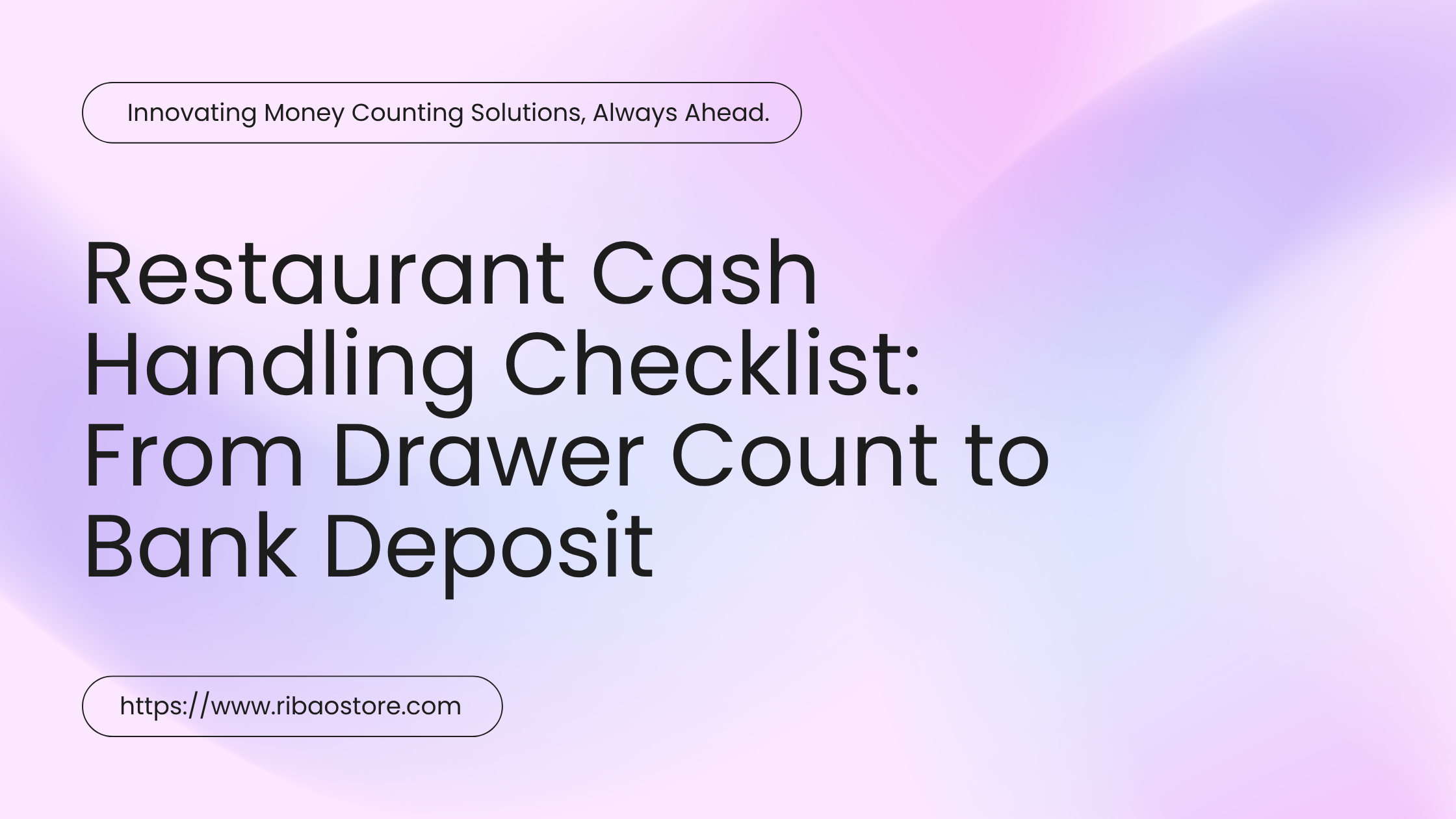 Restaurant Cash Handling Checklist