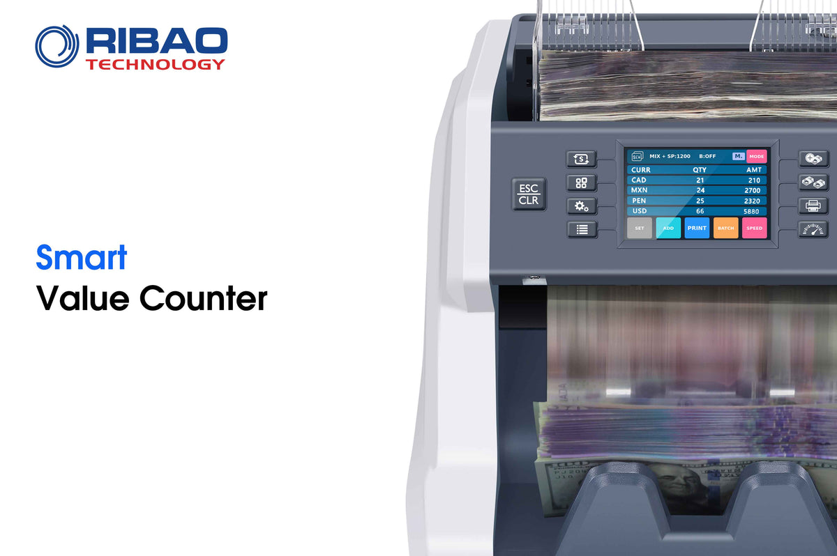 How does Ribao money counter avoid jams or flying bills?