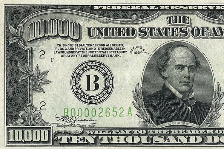 US$10000 Bill