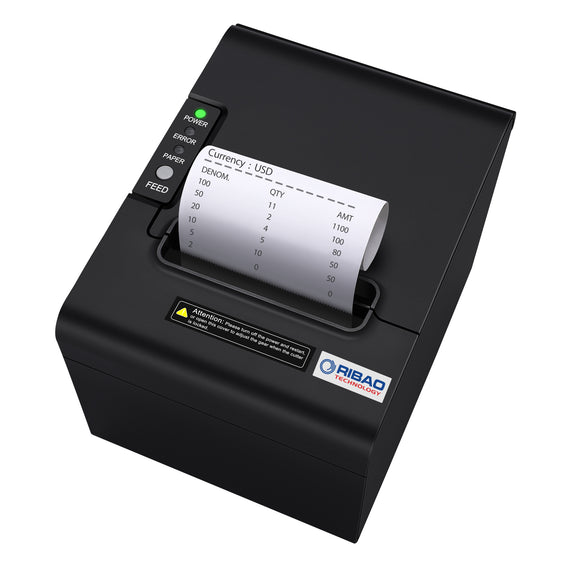 Impresora térmica para contadores de billetes mixtos, clasificadores de billetes y clasificadores de monedas, BC-40, BC-55, BCS-160