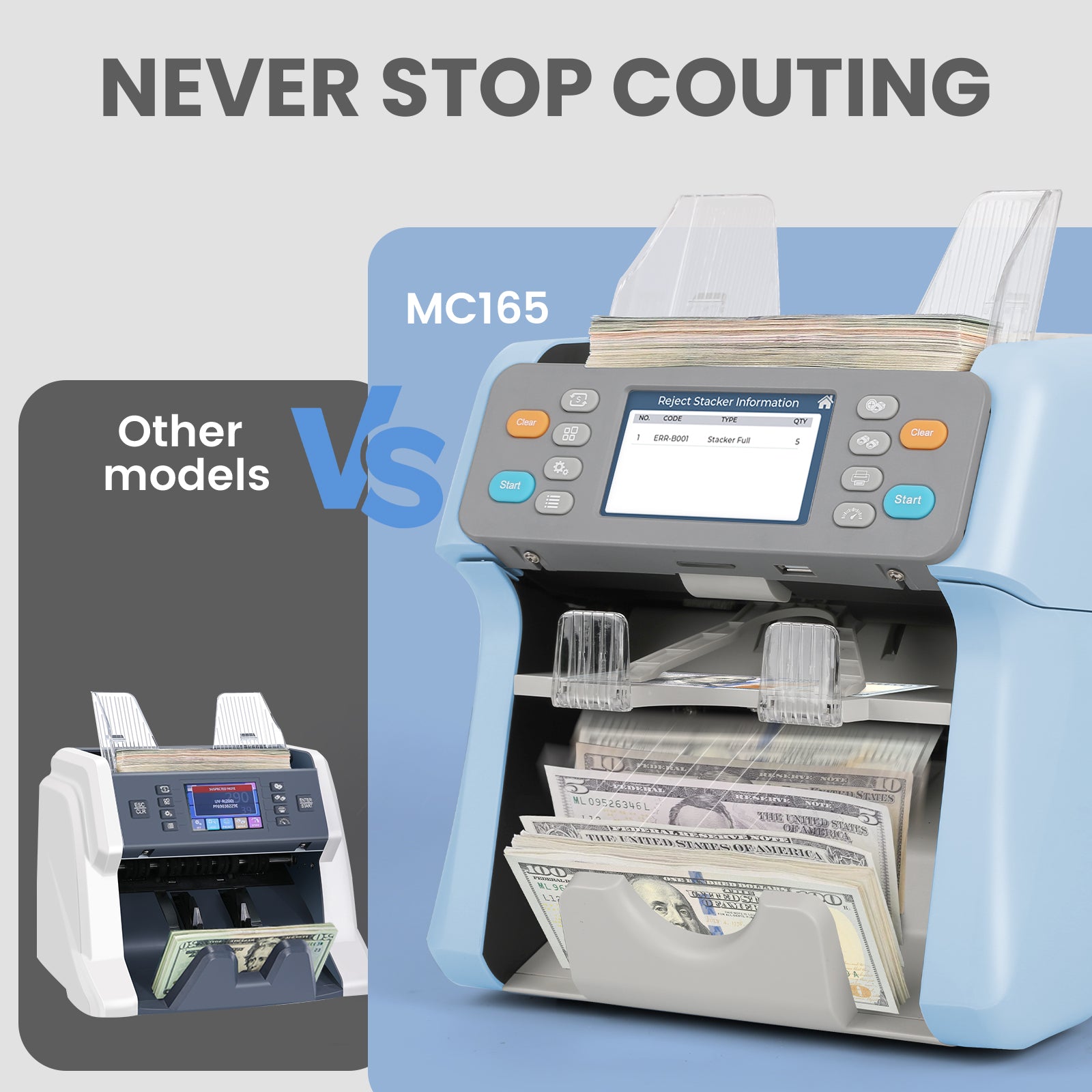 Calculadora de contador de dinero gratuita en línea