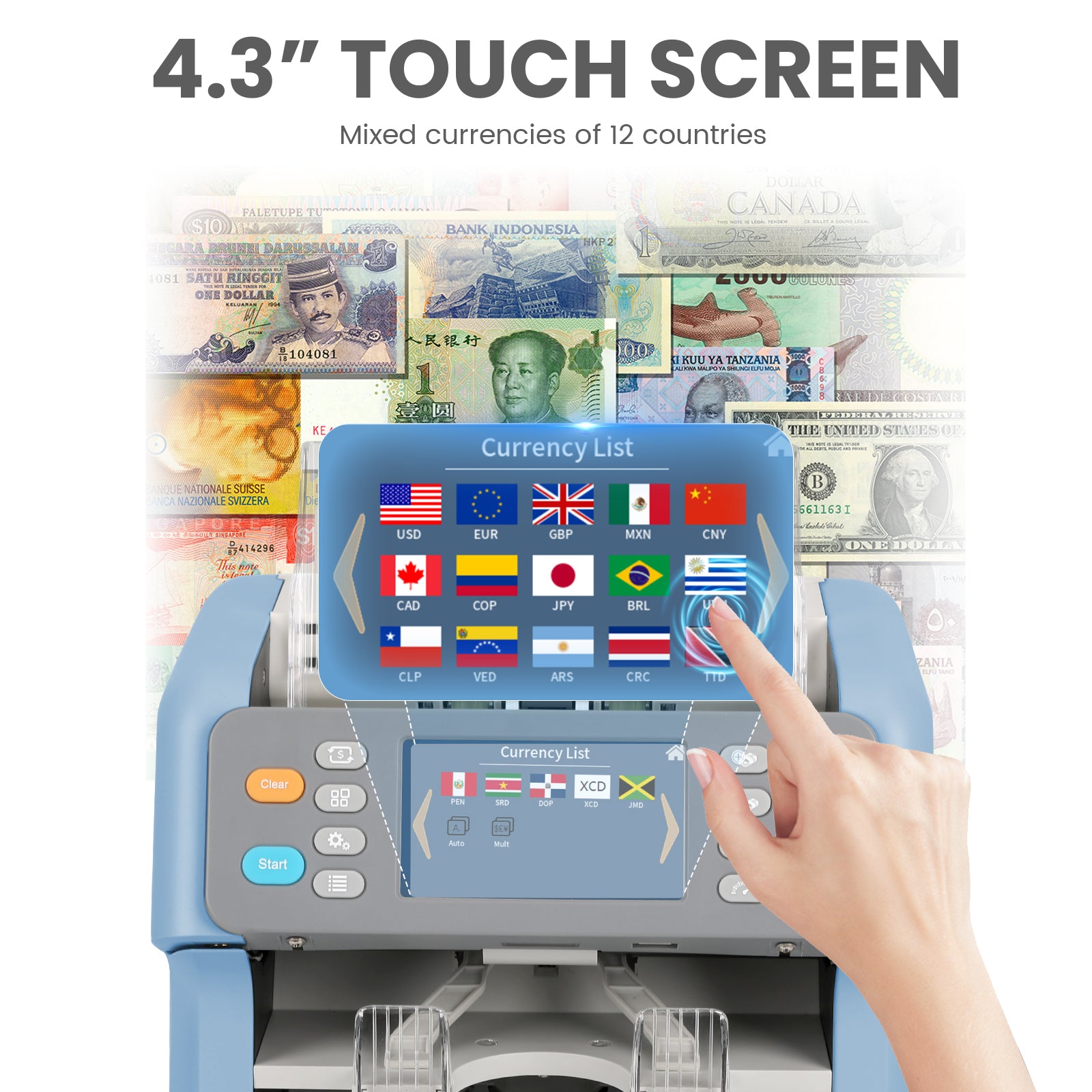 Calculadora de contador de dinero gratuita en línea