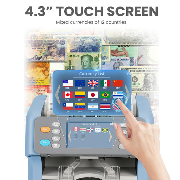 Refurbished Like New Mixed Bill Value Counter & Sorter with Dual User Mode MC-165