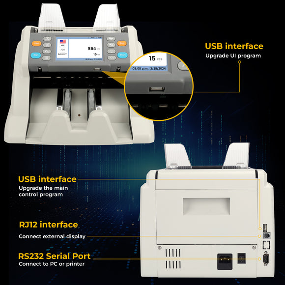 Refurbished Like New Mixed Denomination Bill Counter MC-40
