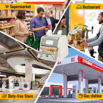 Ribao MC-40 Mixed Denomination Bill Counter USD/EURO/CAD/MXN