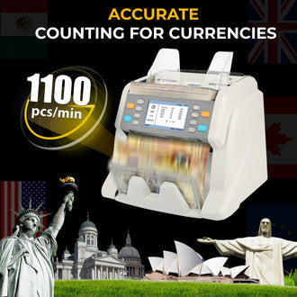 Ribao MC-40 Mixed Denomination Bill Counter USD/EURO/CAD/MXN
