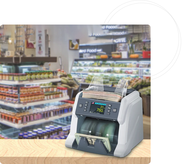 Ribao cashier counter machine for retail, business, and bank