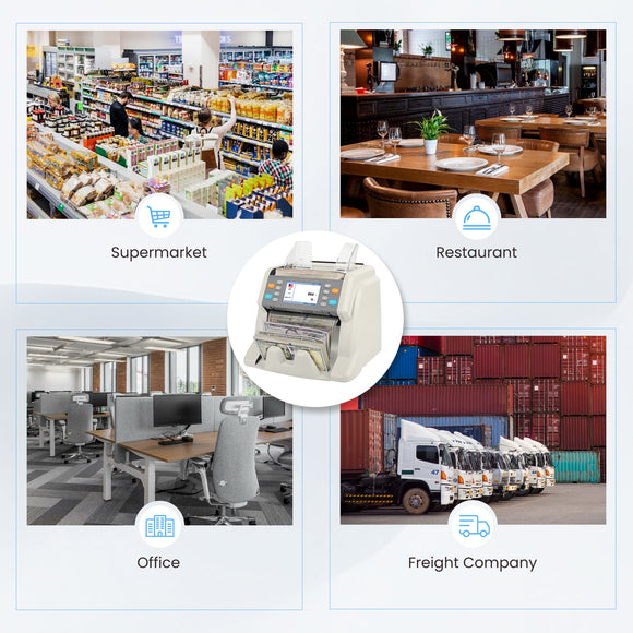 Refurbished Like New Multi Currency Mixed Denomination Bill Counter MC-50