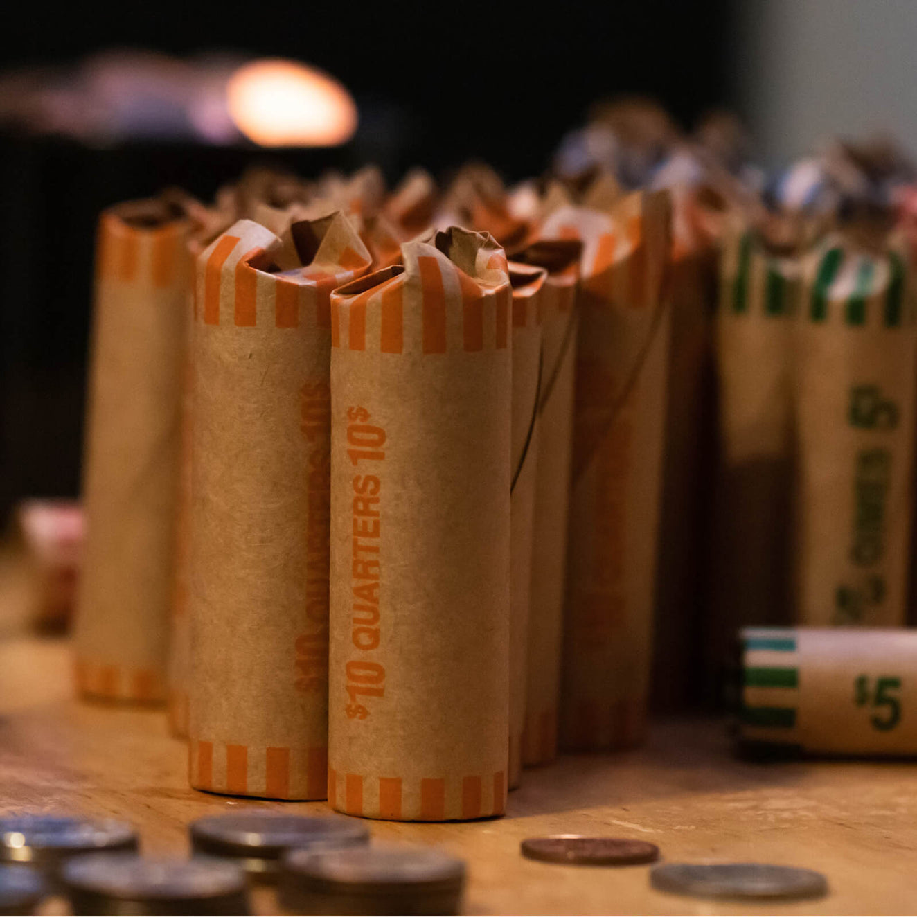 662 Wrapper Assorted Preformed Crimped End Coin Roll Wrappers