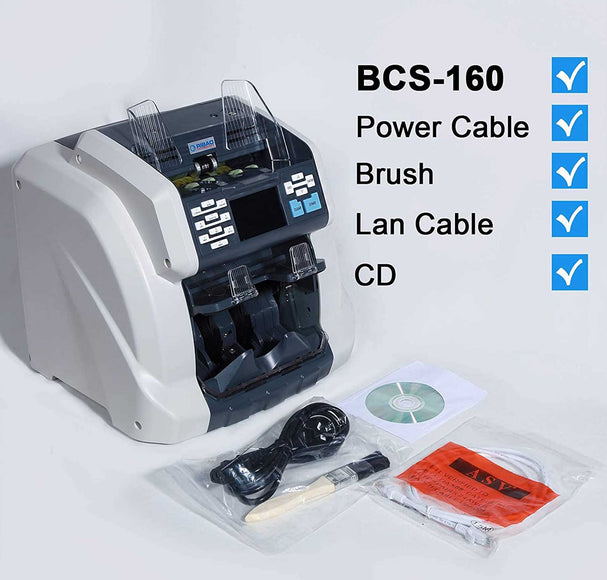 Refurbished, Mixed Bill Counter BCS-160P (build-in printer)