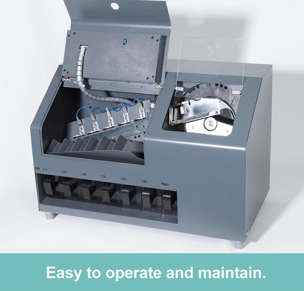 bank coin counter sorter is easy to maintain