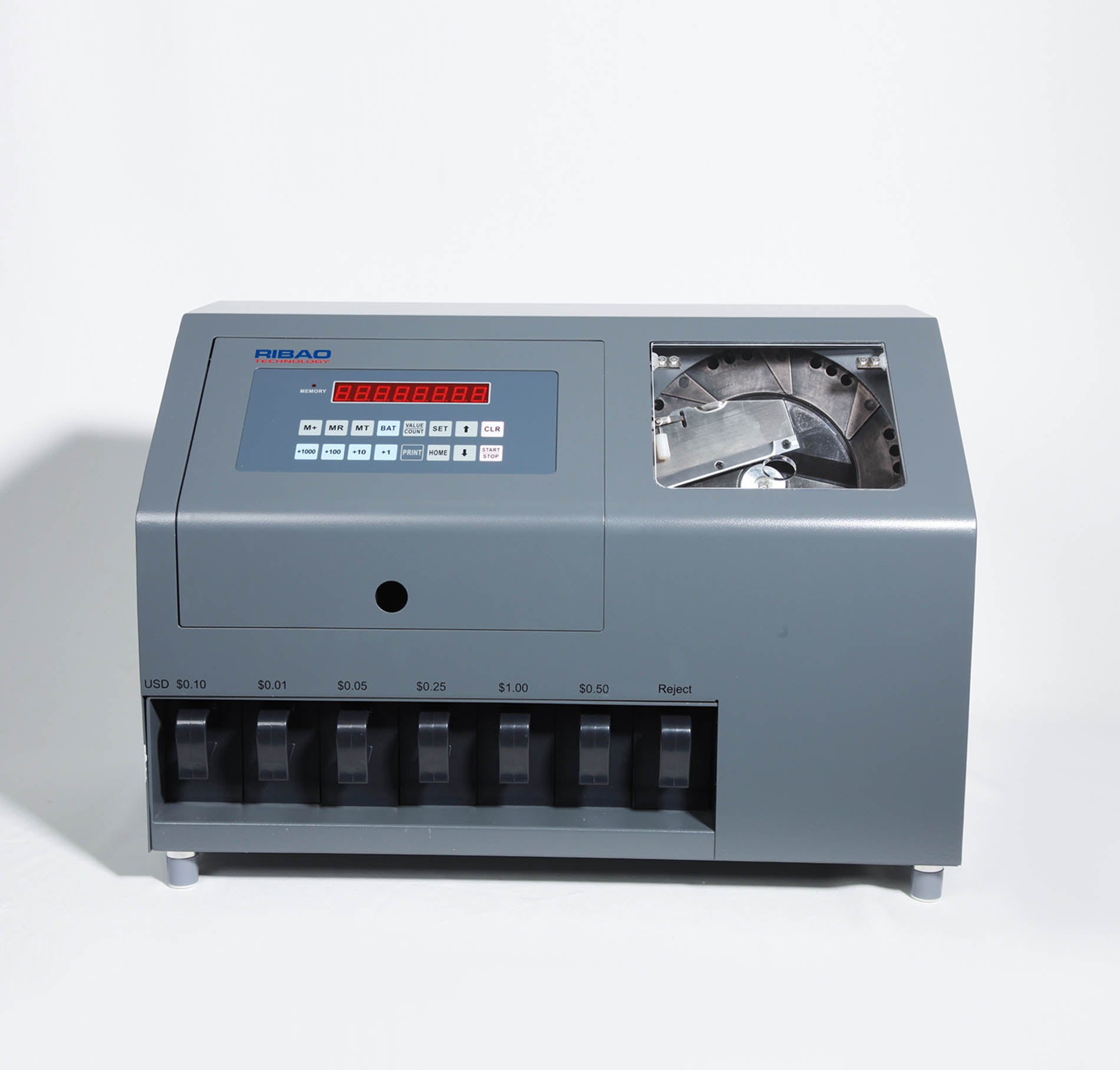 Máquina clasificadora de monedas reacondicionada como nueva CS-600B